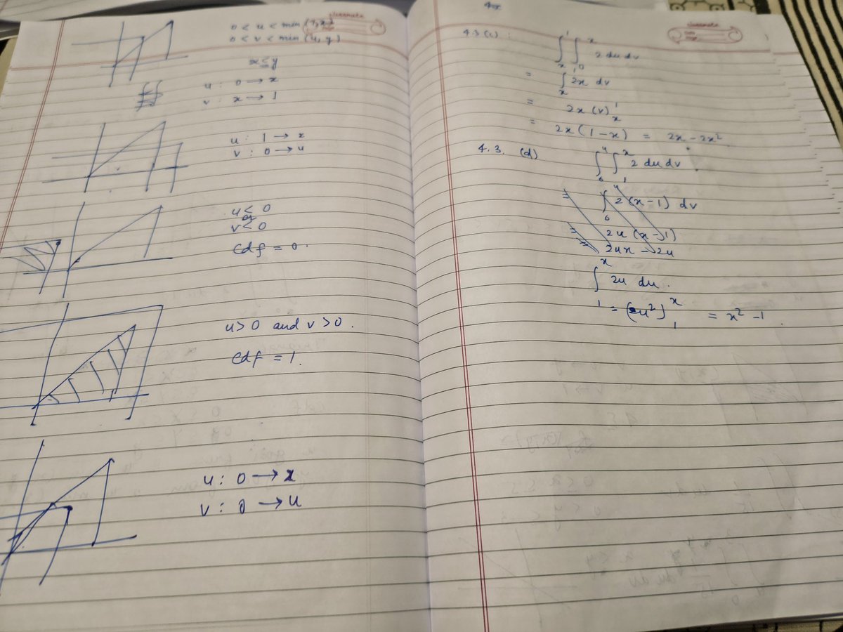 autom8nerd's tweet image. Been locked in since 2:30 PM. 
To be honest, it feels good that I was able to hyperfixate this much. Even my roommate was surprised.

Anyways, I studied/revised from scratch:
&amp;gt;Joint Distributions
&amp;gt;Joint PMF
&amp;gt;Marginal PMF
&amp;gt;Joint PDF

This time, I was able to build intuition…