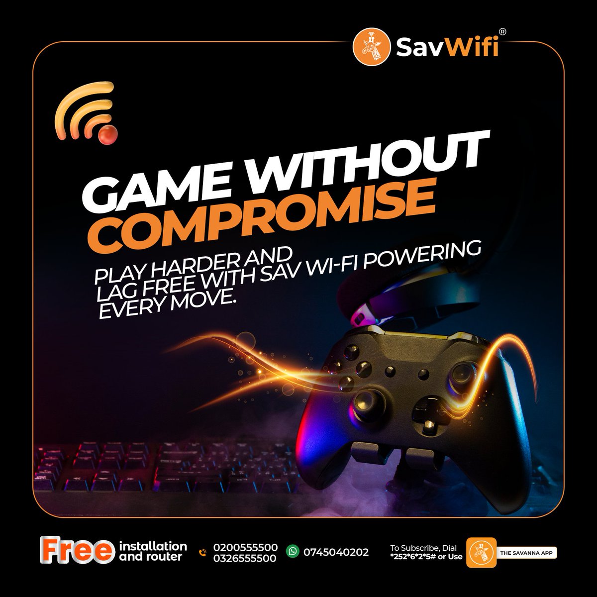 SavannaFibre's tweet image. 🎮 Level up your Sundays with zero lag. SavWifi keeps every move sharp and every game smooth.
#SavWifi 
#GamerseGames 
#Fastinternet