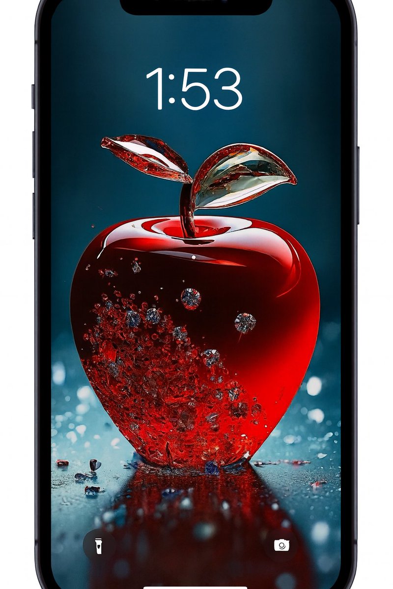 SAlom63799's tweet photo. #redCrystal Apple #Wallpapers4k https://t.co/dGHgZrSxoX