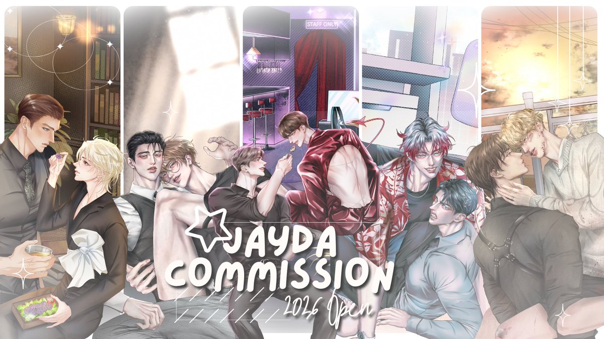 Jaydathedreamer's tweet photo. ⊹. 🏹 kindly repost 𖧷 🪽 ꕀ

เจด้าเปิดรับคมช. ครึ่งปีแรกของ 2026 ค่า 🤍

รายละเอียด+ราคางาน+ตย.ผลงาน: https://t.co/9qOVbfZcAp
เช็กคิวว่าง: https://t.co/jCFVlbDTyK

🌬️ ยังคงเรตราคาเดิม มีค่าจองคิวที่ 200 บาทหักจากค่างาน สอบถามเพิ่มเติมได้ฮะ 🎐

#commissionTH #commissionopen https://t.co/3KrdwAAhMS