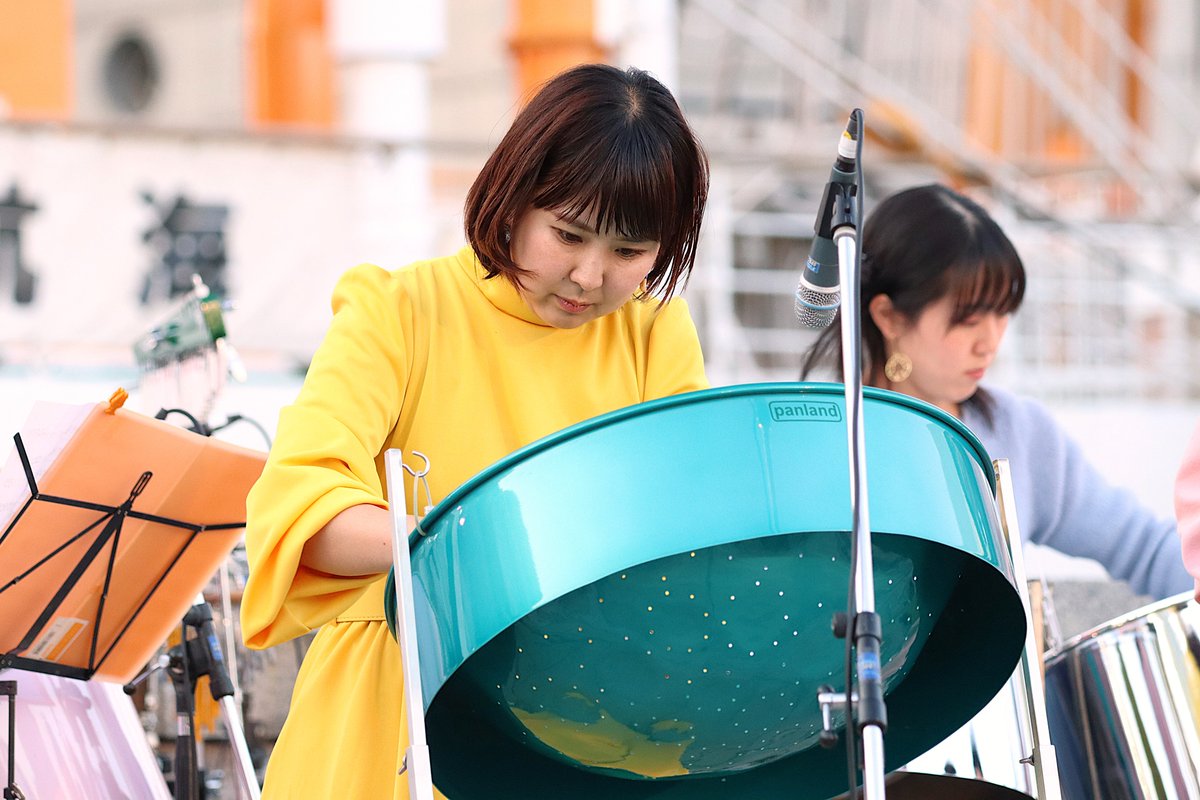 今日のたなち③ テナーパンの演奏中は下を向いているだけの写真になり