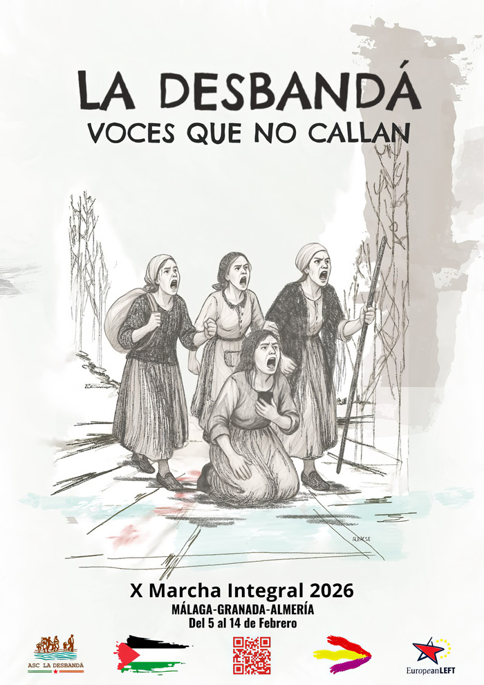 𝗔𝗯𝗿𝗶𝗺𝗼𝘀 𝗹𝗮𝘀 𝗶𝗻𝘀𝗰𝗿𝗶𝗽𝗰𝗶𝗼𝗻𝗲𝘀 𝗱𝗲 𝗹𝗮 𝗫 𝗠𝗮𝗿𝗰𝗵𝗮 𝗜𝗻𝘁𝗲𝗴𝗿𝗮𝗹 𝗹𝗮 𝗗𝗲𝘀𝗯𝗮𝗻𝗱𝗮́ 𝟮𝟬𝟮𝟲.
LA DESBANDÁ, VOCES QUE NO CALLAN.
𝗜𝗻𝗳𝗼𝗿𝗺𝗮𝗰𝗶𝗼́𝗻 𝗲 𝗶𝗻𝘀𝗰𝗿𝗶𝗽𝗰𝗶𝗼𝗻𝗲𝘀: 👇 ladesbanda.es/x-marcha-integ…