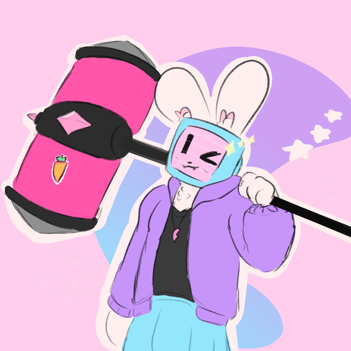 HuskerSpades's tweet image. Melanie and the giant hammer I gave her =3
#Regretevator