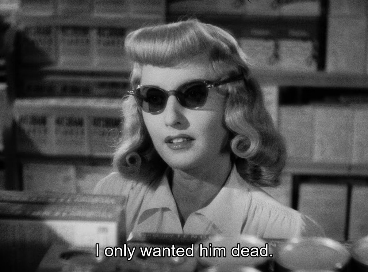 oldfilmsquotes's tweet image. Double Indemnity (Billy Wilder, 1944)