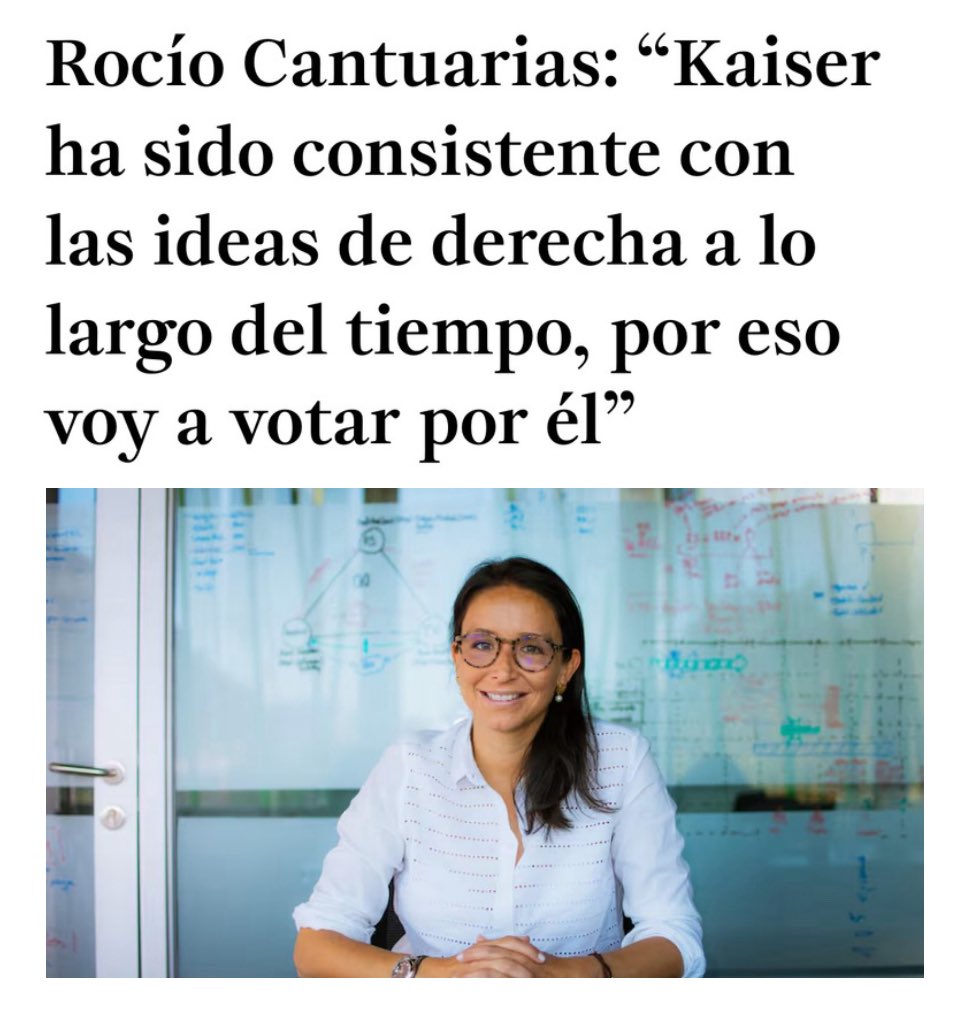 Condorito4k's tweet photo. "Kaiser ha sido el único realmente consistente en la derecha, por eso voto por él". 

Defiende su postura sin matices y marca distancia de Kast y Chile Vamos. 

"Aquí es comunismo vs. liberalismo", remata. Debate encendido en la derecha. https://t.co/znocvC3L9J