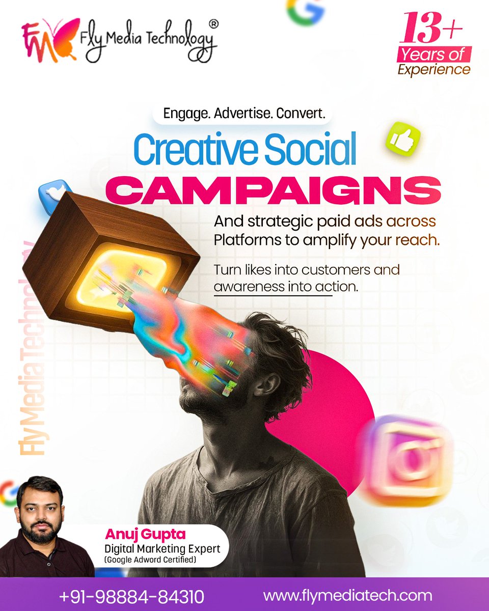 flymediatech1's tweet image. Creating engaging content, stunning visuals &amp;amp; impactful social ads to help brands stand out. FlyMedia Technology—Ludhiana’s trusted digital marketing experts delivering real results

📞 +91-98884-84310
🌐 flymediatech.com

#FlyMediaTechnology #DigitalMarketing #SocialAds