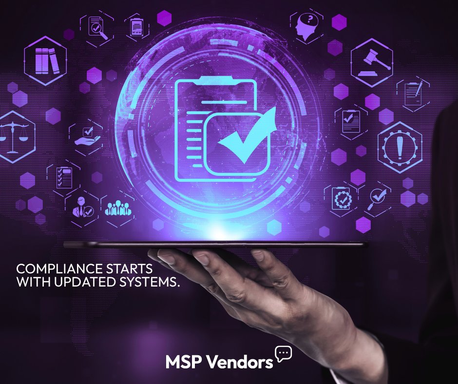 MSPVendorsApp's tweet image. Regular patching isn’t just security; it’s compliance.
MSPs who ensure systems are always up to date help clients meet regulations, reduce audit risks, and strengthen security posture.

#MSPVendors #MSPTips #Compliance #Cybersecurity #PatchManagement #ManagedServices