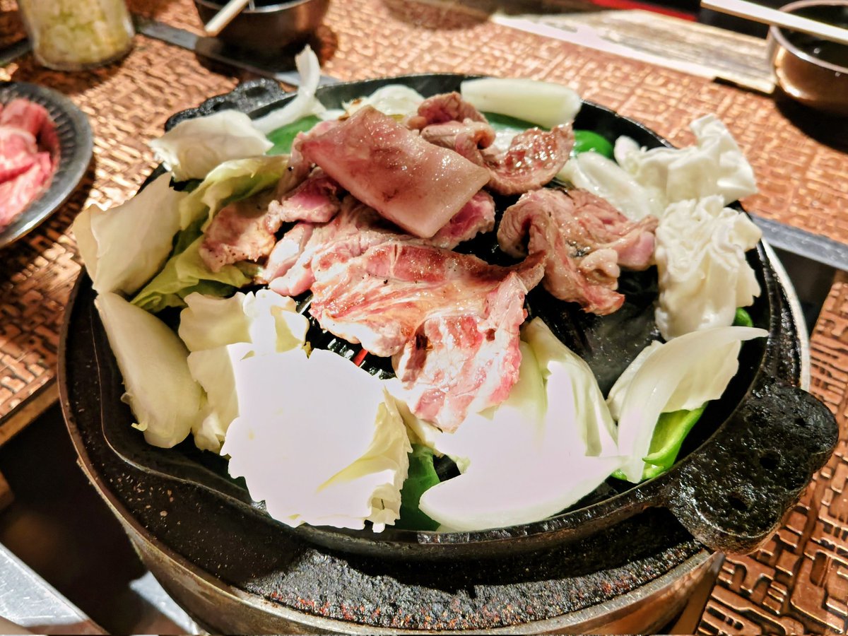 #ザ・チョップテン 1日目打ち上げ。最高のジンギスカンでしたー！