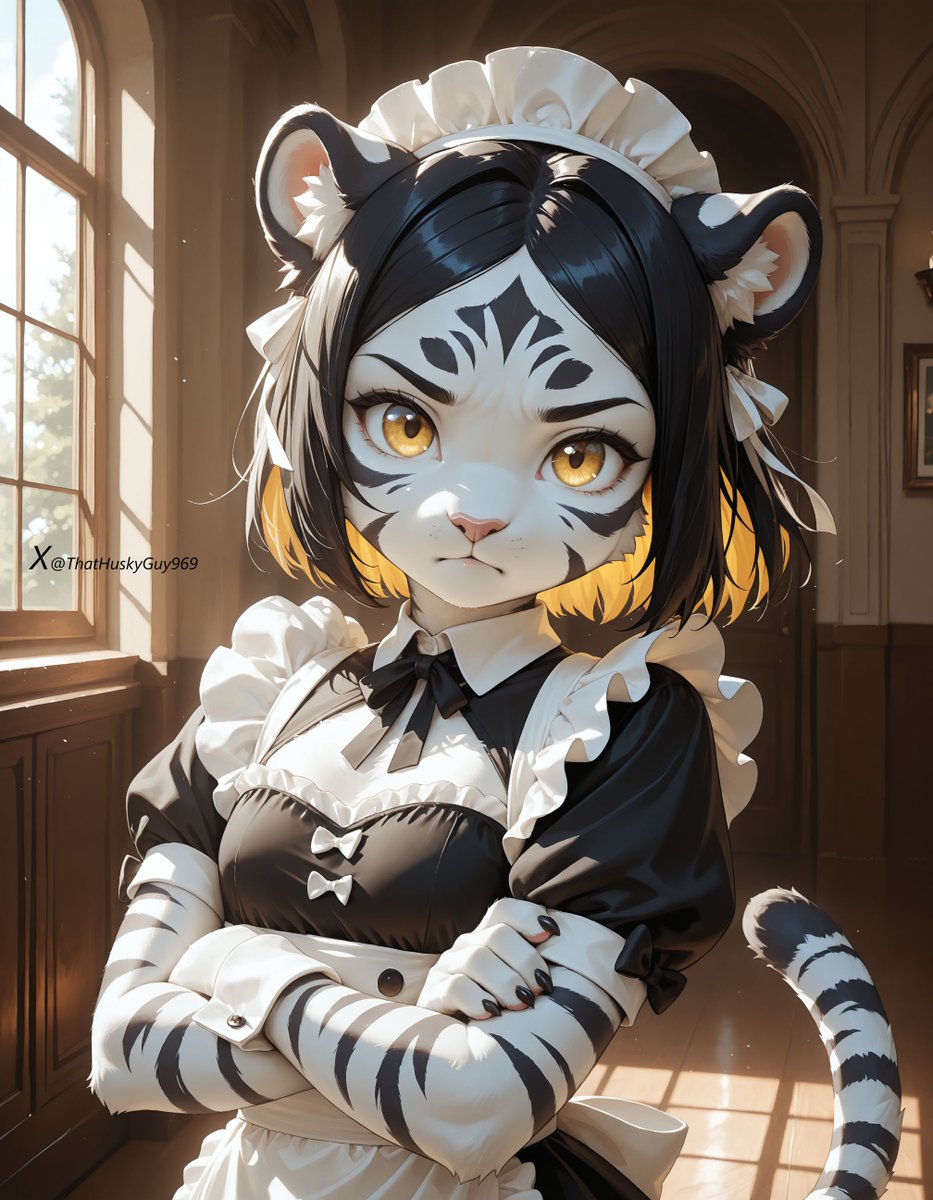 "Mei the White Tigress" Maid set 3/7