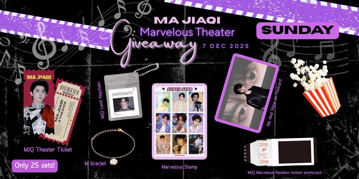 🎞️𝕊𝕡𝕖𝕔𝕚𝕒𝕝 𝔾𝕚𝕧𝕖𝕒𝕨𝕒𝕪 🎞️

- ลงทะเบียนเข้าร่วมงาน
- ซื้อ 250 บาท/1 ใบเสร็จ
- รับ Special Giveaway 1 คน/1สิทธิ์
- Random Instant photo card
- Secret Photo
- 2 วัน 2 รูปแบบ giveaway

#MJQMarvelousTheater
<a href="/TNT_SDSN/">时代少年团Teens In Times</a> 
 #MaJiaqi #马嘉祺 #หม่าเจียฉี #时代少年团 #TEENSINTIMES