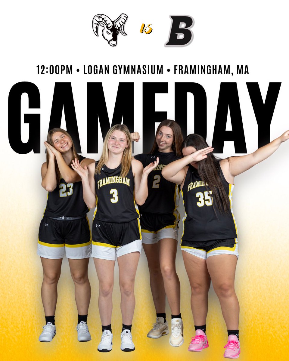 FSURamsWBB's tweet image. GAME DAY❕
🆚 Brandeis University
📍 Framingham, MA
⏰ 12:00pm
💻 mascac.tv/framingham/
#fRAMily🐏🏀