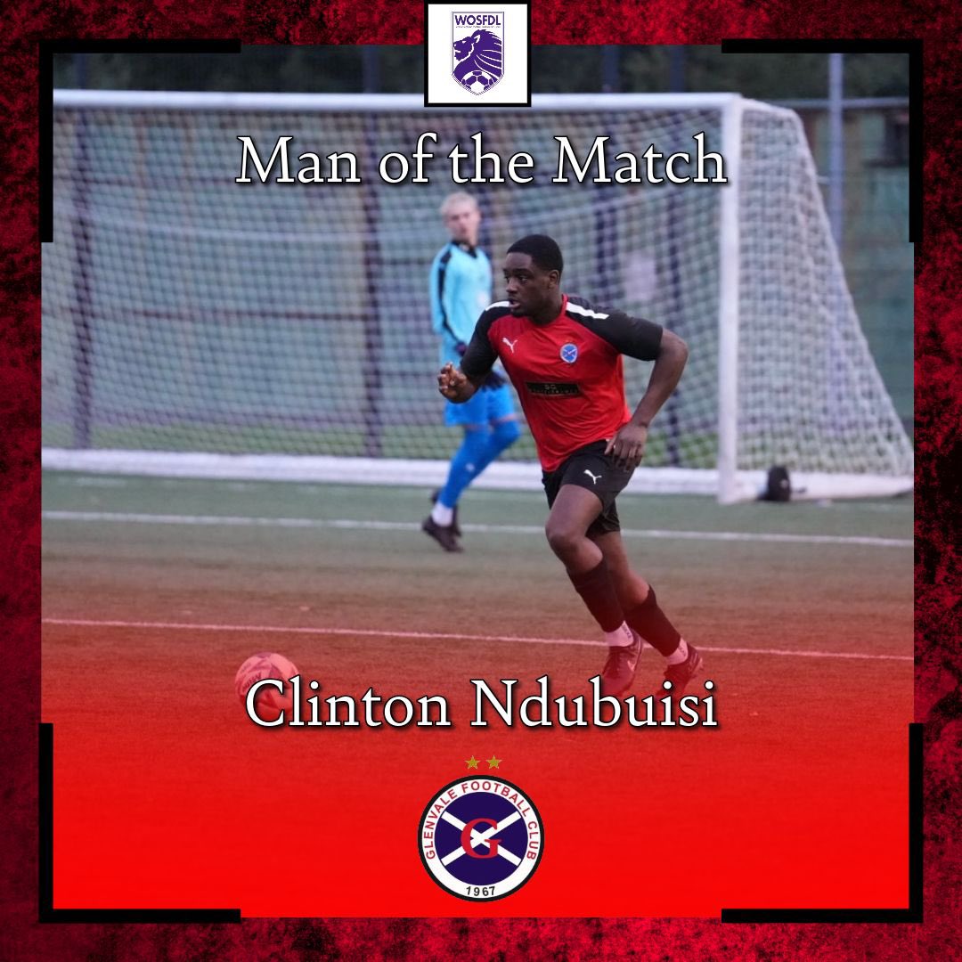 Glenvalefc20s's tweet image. MOTM last night went to Clinton Ndubuisi who had an excellent game at the back. 

The comanding centre back was aggressive and on the front foot with every tackle💪🏼