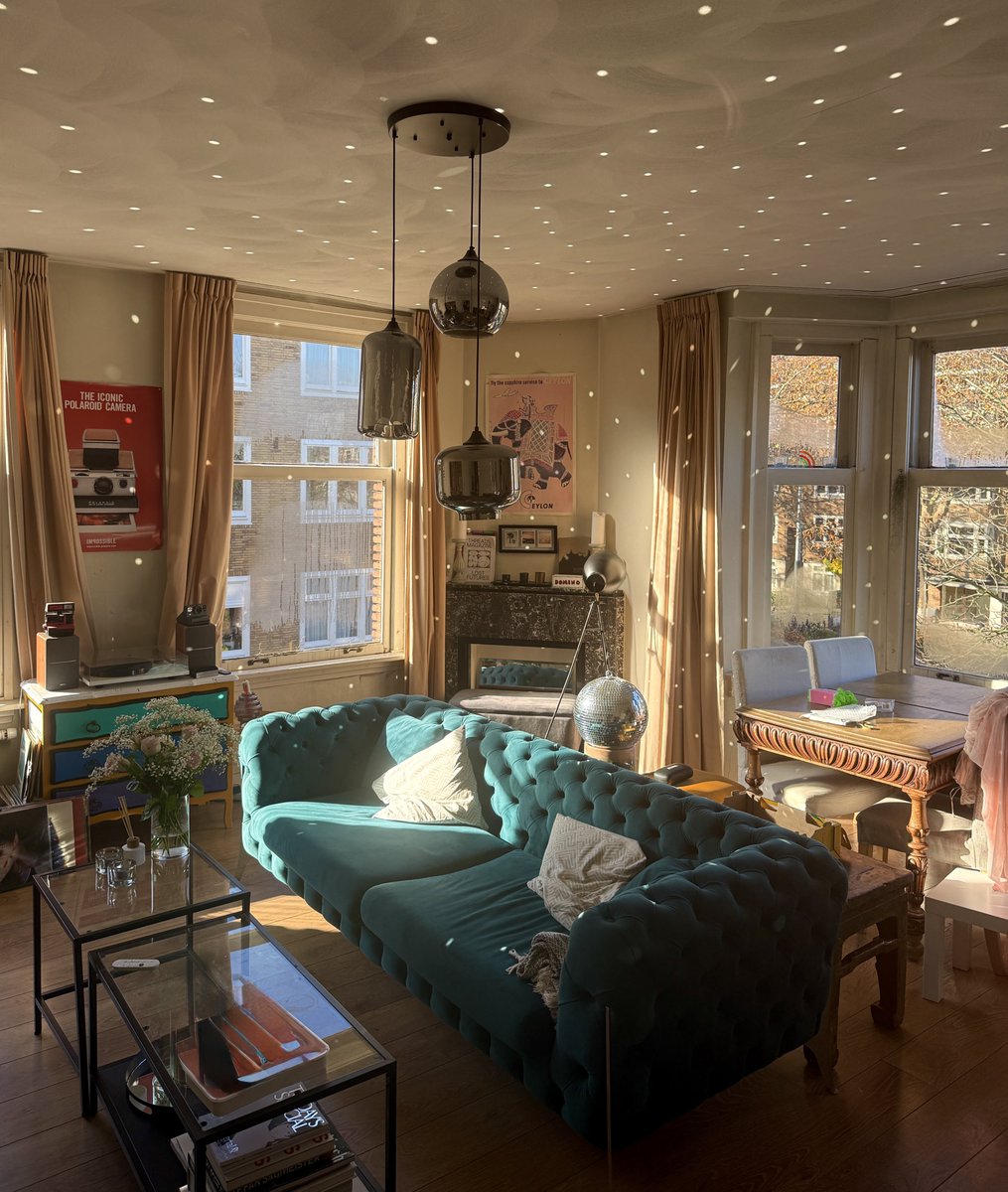 obsessed with my very cozy apartment in Amsterdam
