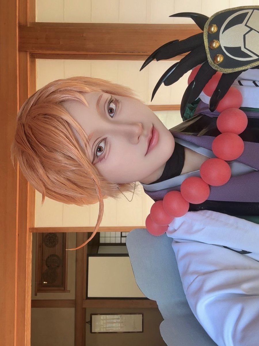 #秋の恵もぐもぐ本丸

岩融の極やってきました〜！！！！
撮影前に数珠弾け飛んで、真剣必殺しちゃった📿