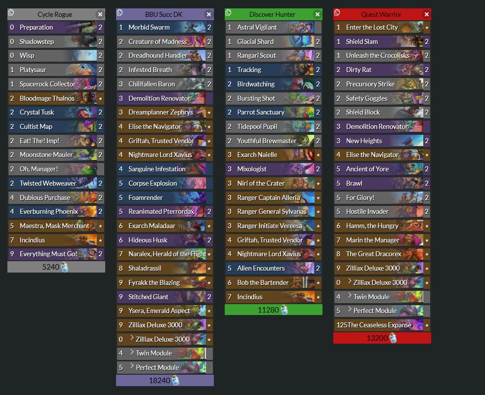 Hearthstone Masters Tour Last Chance Qualifier today.
Nice practice with <a href="/HsEuNameless/">NamelessHsEu</a> <a href="/derpinoxhs/">derpinox</a> <a href="/Gaboumme_HS/">Gaboumme</a> <a href="/DizdemonHS/">SLY Dizdemon</a>  and Hudren.
Thanks <a href="/Mamoulou_HS/">MamoulouHS</a> also for help and stats.