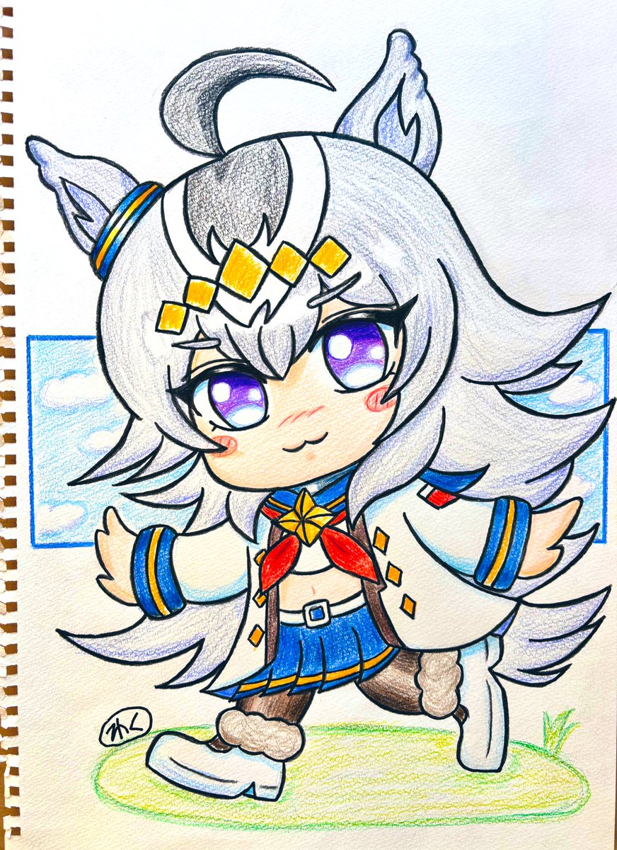 ☆7月に「絵柄をリメイク」のタグで描かせて頂いた、あすまろさんの