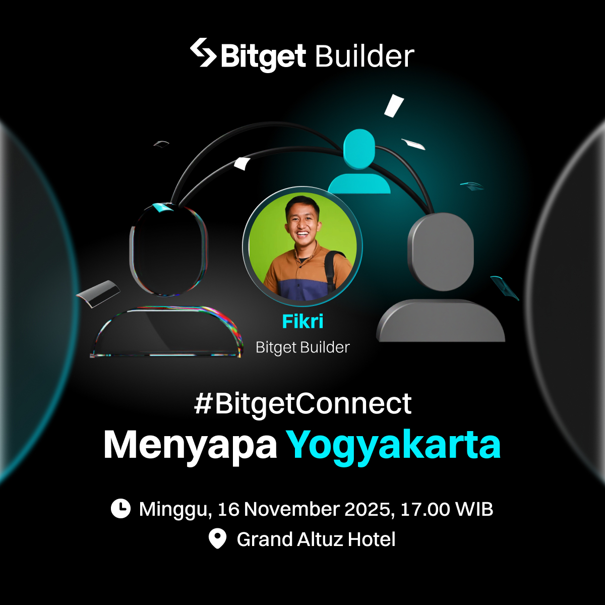 BitgetID's tweet image. #BitgetConnect Menyapa Yogyakarta 👋

Halo Bitgetizen yang berdomisili di Yogyakarta dan sekitarnya!

Yuk seru-seruan bareng #Bitget dan komunitas kripto Yogyakarta. Kita bakal adain meetup asyik bareng #BitgetBuilder @Moving_03 untuk sharing edukasi Web3.

📅 Minggu 16 November…