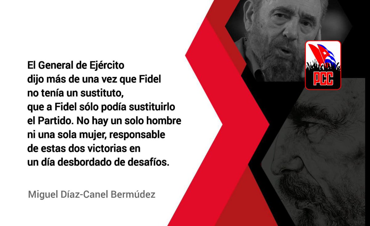 El Partido es el alma de la Revolución 

#Cuba