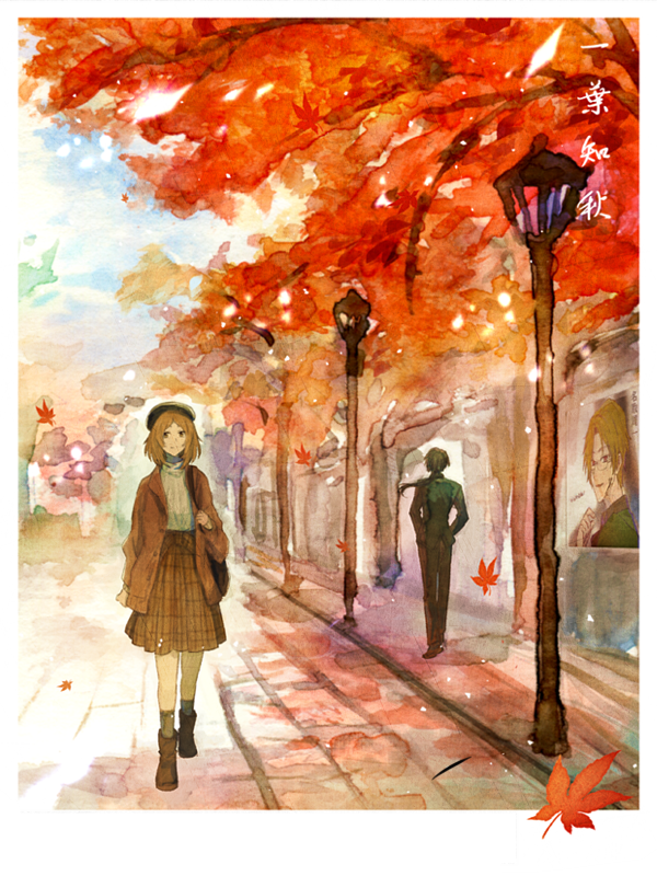 一葉知秋🍁 #多軌写真帳