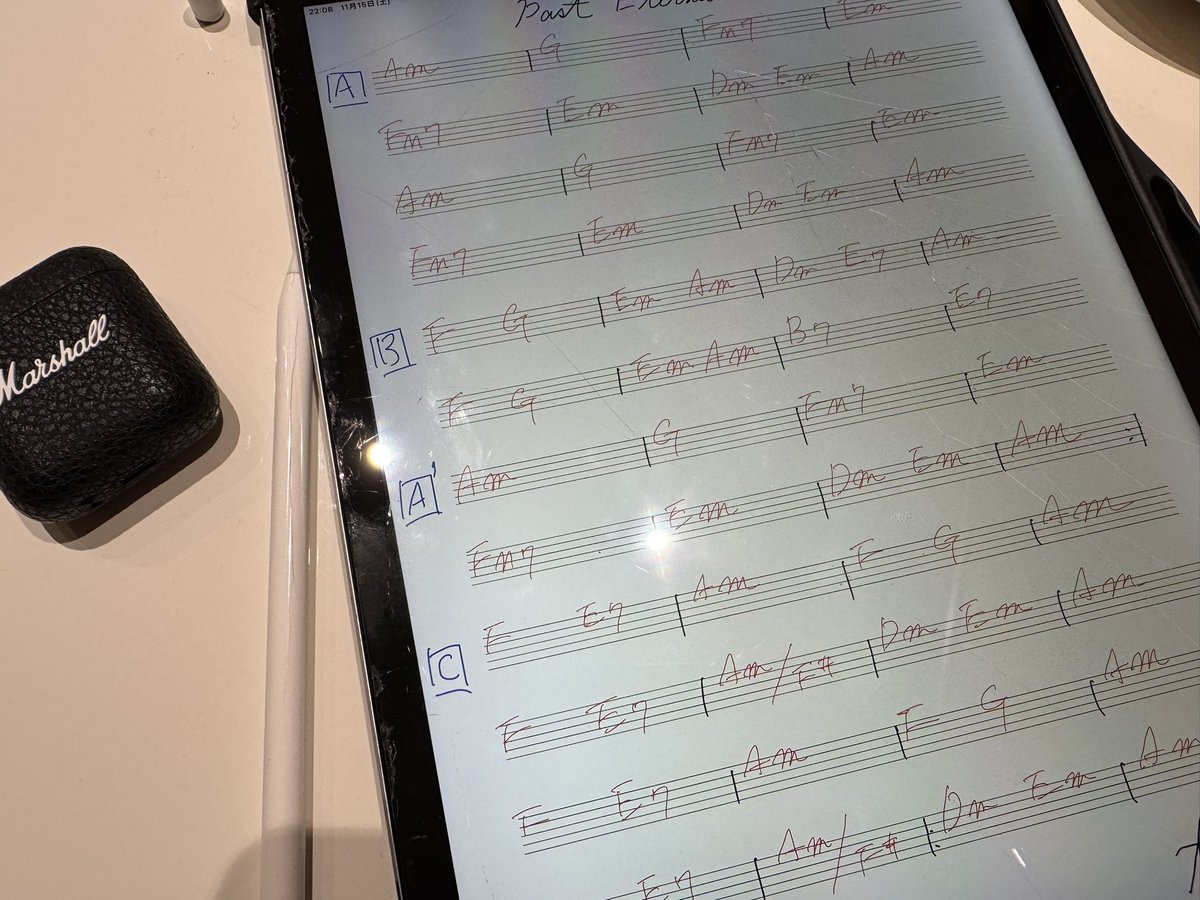 ギター&amp;ソプラノサックスで1曲やってみよう、ということで思案中🎷
新しい試みは良い感じ