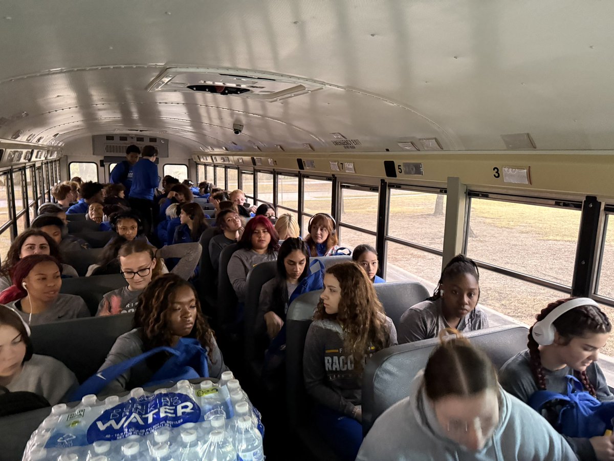 Day 2 of panther invite bus is full of Frisco high wrestlers!!  <a href="/DrShawnPerry/">Dr. Shawn S. Perry</a> <a href="/CoachHarbert/">Jeff Harbert</a> <a href="/coachjgipson/">Coach Gipson</a> <a href="/FHSRaccoons/">Frisco High School</a>
