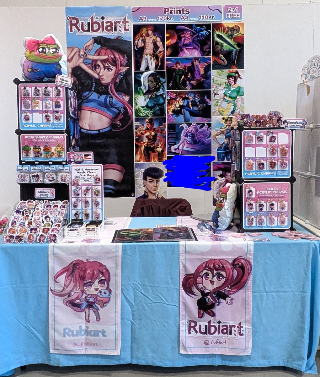 Denmark Comic Con day 1 💜

Had to blur out something because of a certain someone's art contest that I'm participating in. I'll be posting the whole thing after Nickyboi's stream tonight 🫡