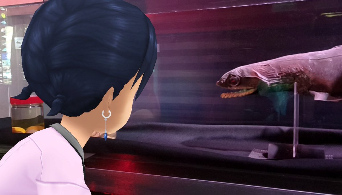 Aj785Aj's tweet image. 【サトカと怪獣研究所】

｢ゴジラもえのすいも両方70周年でコラボなんですね。

　もはや歴史だよね。

｢クトゥルフ神話に出てきそうなのいるです。

　へドラだね。公害が社会問題だった頃の作品だよ。

｢世相を反映してるですか…確かに歴史ですね。

#スクスト2
#スクストカメラ
#ゴジラVS江の島