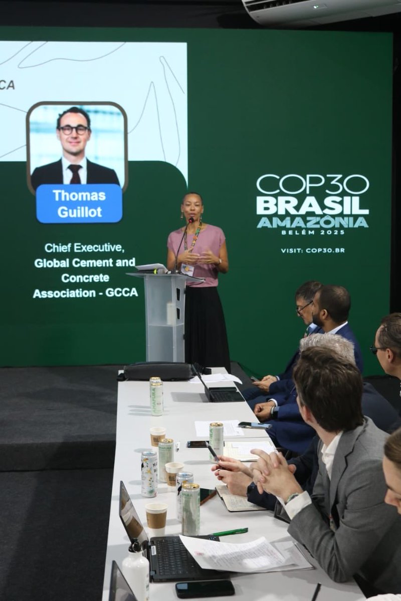 CanadaBrazil's tweet image. .@EKamarianakis opened the industrial #decarbonization event with Cement &amp;amp; Concrete Breakthrough, in partnership with @theGCC. Advancing decarbonization of these essential materials for the world.  Let’s scale collaboration to accelerate progress the net zero mission.