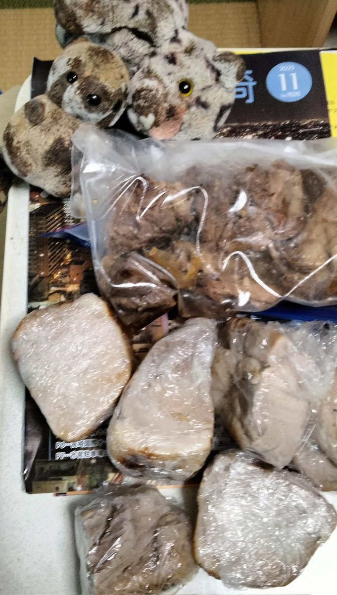 豚ハム作ってから 数時間落ち着かせてから試食 見た目も食感も自分が