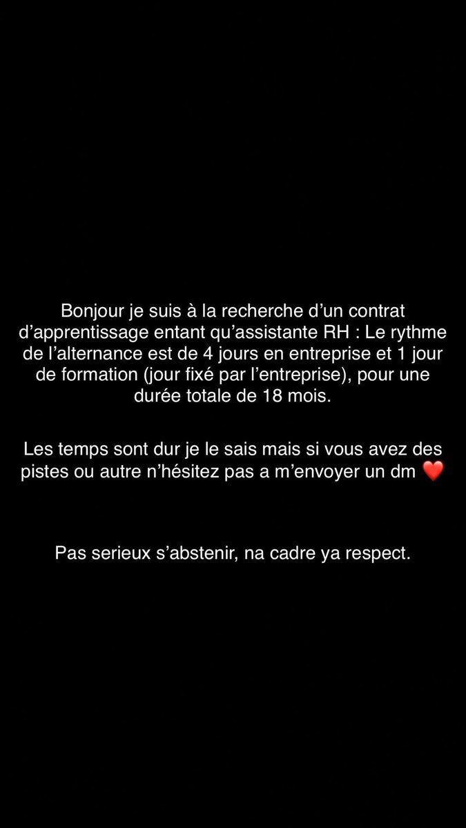 🔔 Au cas où svp 🔔
Rt pour plus de visibilité 🙏🏾❤️