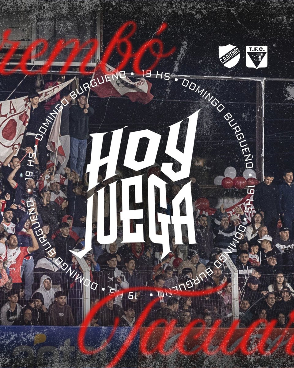 TacuaremboFC1's tweet photo. ¡HOY JUGAMOS TODOS!

La rojiblanca va por el pasaje a la final…

¡Todos juntos, vamos Tacuarembó! https://t.co/T43zTxpHyf