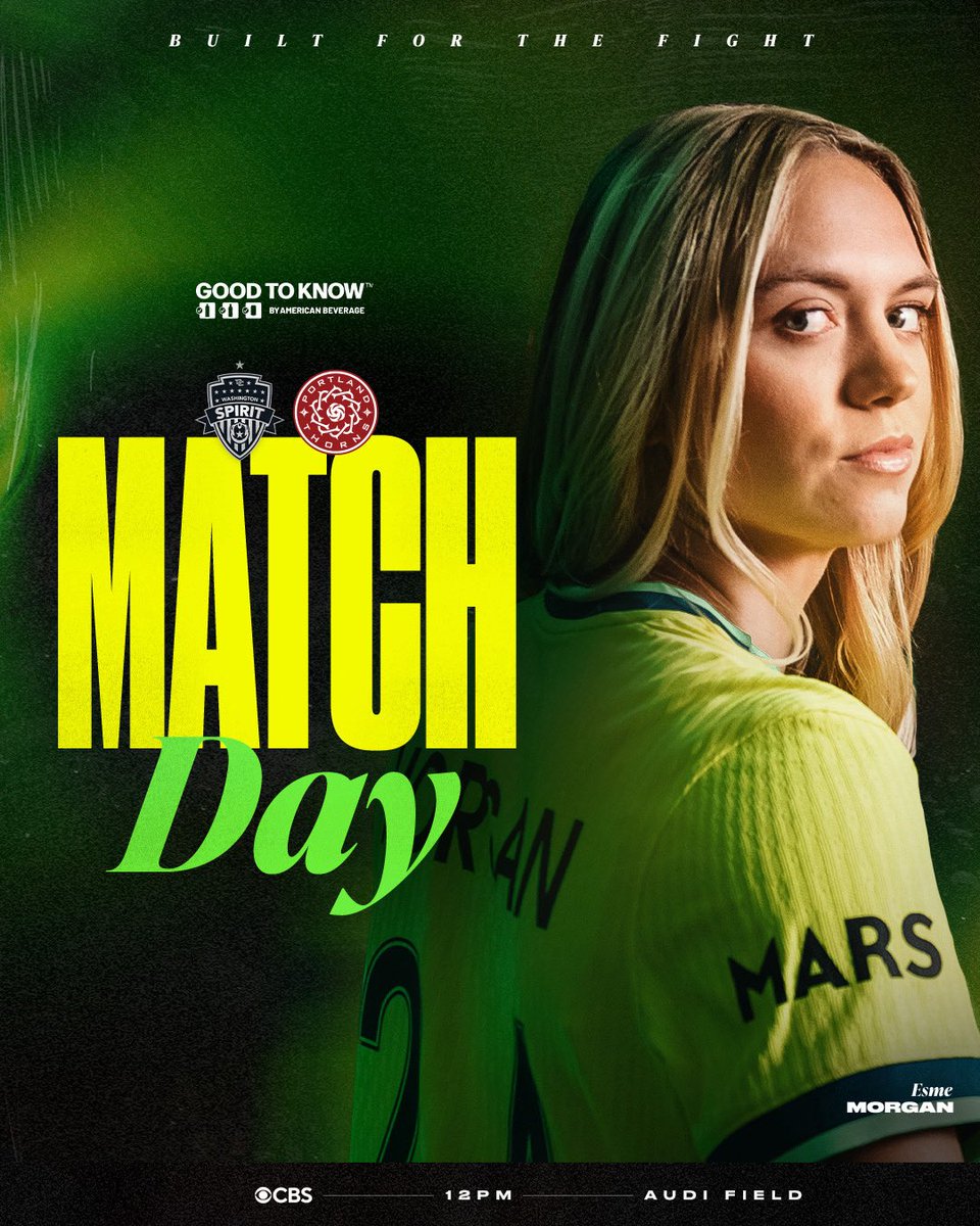 Rowdy Audi time😤

🆚 Portland Thorns 
⏰ 12pm ET 
🏟️ Audi Field 
📺 CBS

<a href="/AmeriBev/">American Beverage</a> | #ThatsTheSpirit