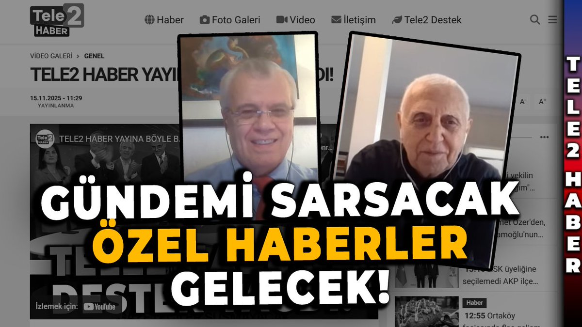 Amerika ve Almanya da Tele2 Haber'i izliyor! Yılmaz Polat ve Recai Aksu bağlandı!

<a href="/BurcinAtilgan/">Burçin Atılgan</a> <a href="/recaiaksu/">Recai Aksu</a>  #YılmazPolat 

youtu.be/aMgN2uokX98