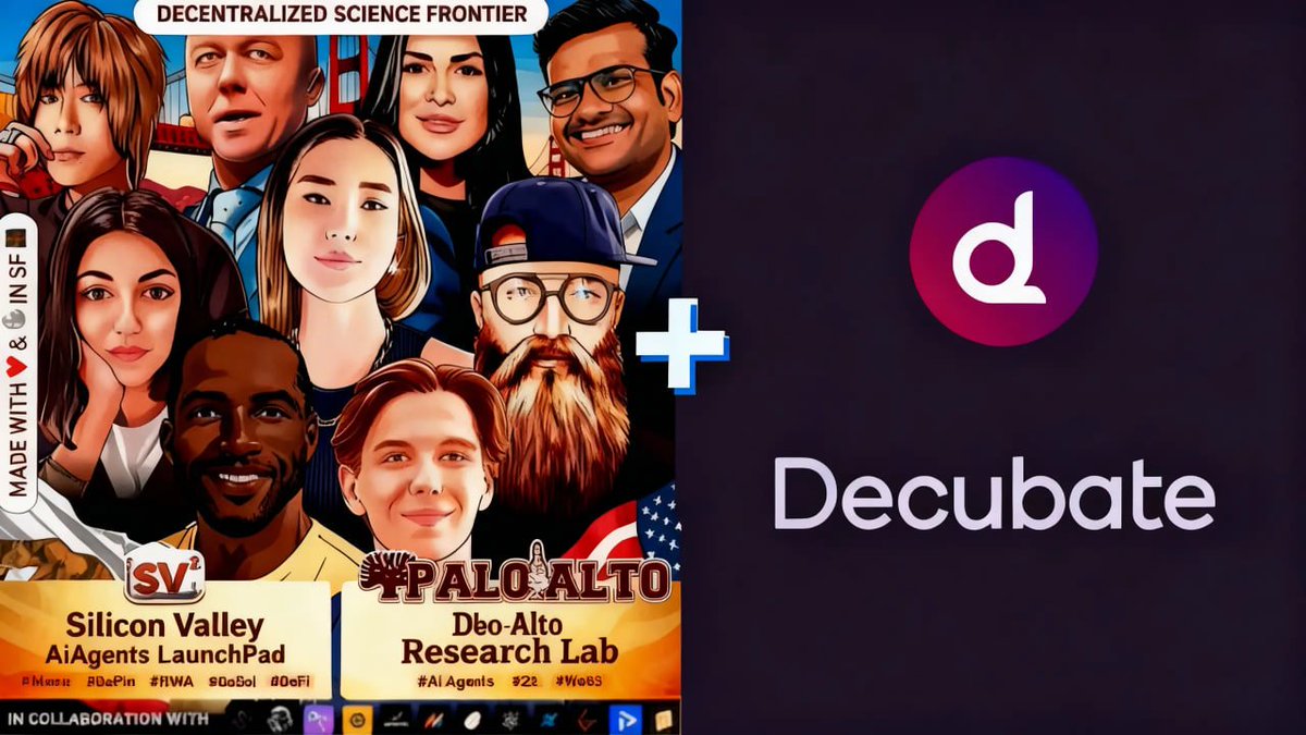 AAAPadSF's tweet image. Silicon Valley Ai Agents LaunchPad (straight outta Palo Alto Research Lab) is reppin Decubate 🌟

What is Decubate? 🧐
Decubate is an EU-based, MiCA-compliant launchpad, venture arm, and token infrastructure provider empowering AI, RWA, and DePin projects to launch, scale, and…