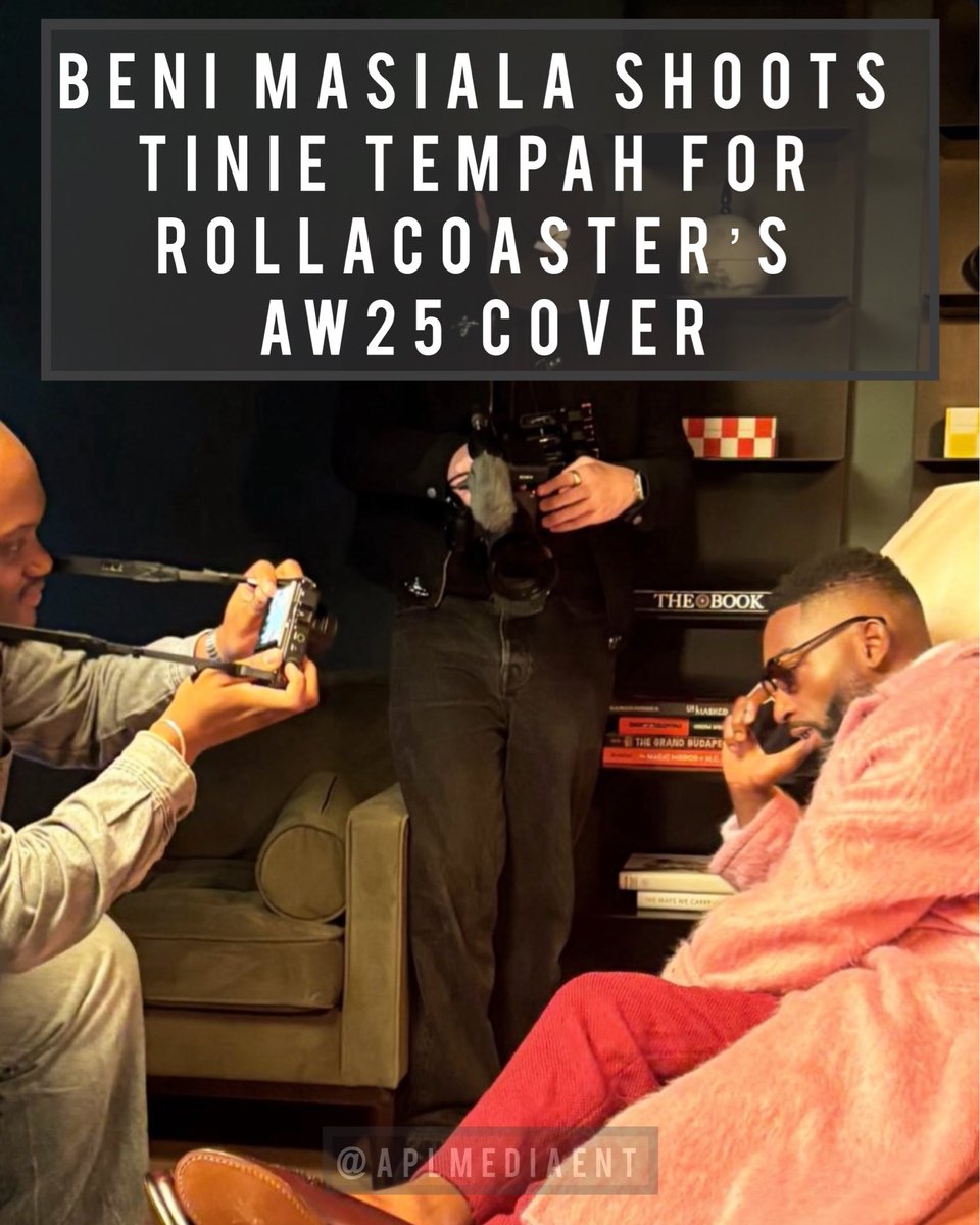 aplmediaent's tweet image. East London–raised 📸 Beni Masiala just made it happen — #TinieTempah on Rollacoaster AW25! Self-taught, self-made, and manifesting dreams into reality. 🔥

#BeniMasiala #Rollacoaster #AW25 #Photography