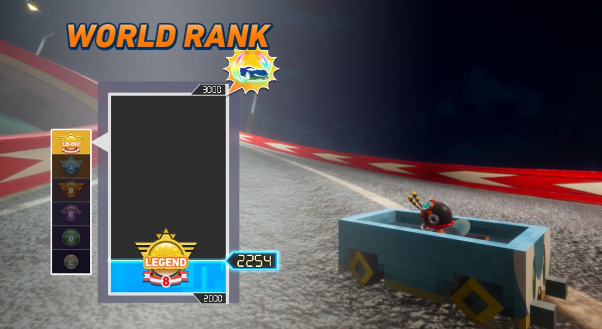 2250 レジェンドのランク上げ果てしねえ #ソニかつ #ソニックレーシングCW