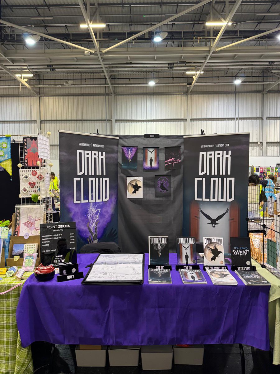 darkcloudcomic's tweet photo. Come see us today @ThoughtBubbleUK #thoughtbubble #harrogate #comic #art #festival https://t.co/OEUEXs3qsn