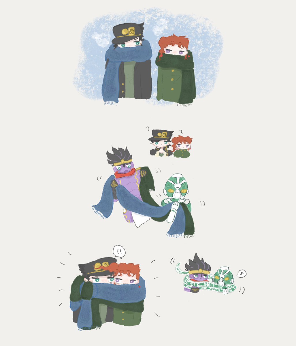 sub_wed's tweet image. 冬の承花+スタハイ🧣