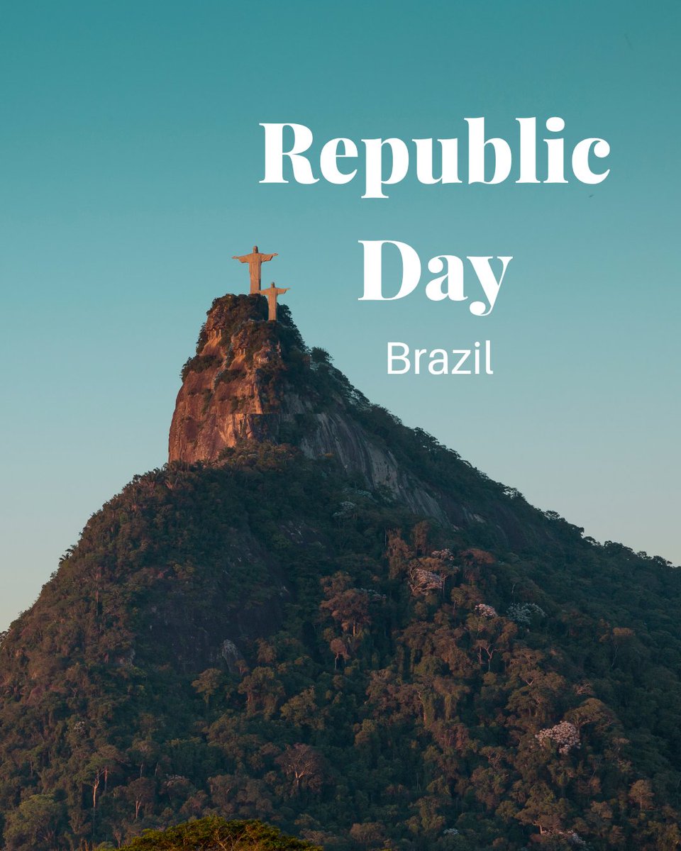 PortmanKen's tweet photo. 🇧🇷✨ Celebrating Brazil's Republic Day on November 15th! 🎉🎊

Join the festivities as Brazil commemorates the proclamation of the republic on this day in 1889. 

It's a day filled with national pride, events, and vibrant parades across the country. Let's https://t.co/jh5eWsD1Hb