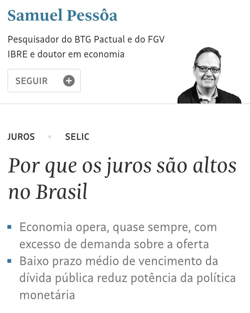 CDPP_SP's tweet image. Por que os juros ainda são tão altos no Brasil?

Samuel Pessôa analisa essa questão em sua coluna na @folha

www1.folha.uol.com.br/colunas/samuel…