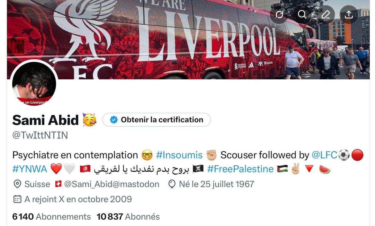 L’auteur en question qui a bloqué mon compte, c lui 👇🏼, càd Moua… La blague ! 🥳
#Xcensure