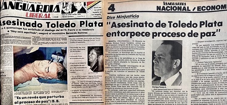 FaromoralRa's tweet image. *LOS JÓVENES DEBEN CONOCER LA HISTORIA DEL M-19 – HILO XX:*

El 10 de agosto de 1984, en pleno barrio Provenza de Bucaramanga, fue asesinado por sicarios Carlos Toledo Plata, dirigente del M-19, médico, político y una de las figuras visibles de ese grupo insurgente que por…