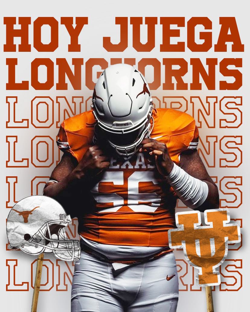 Si señor! Hoy juega Longhorns! #HookEm