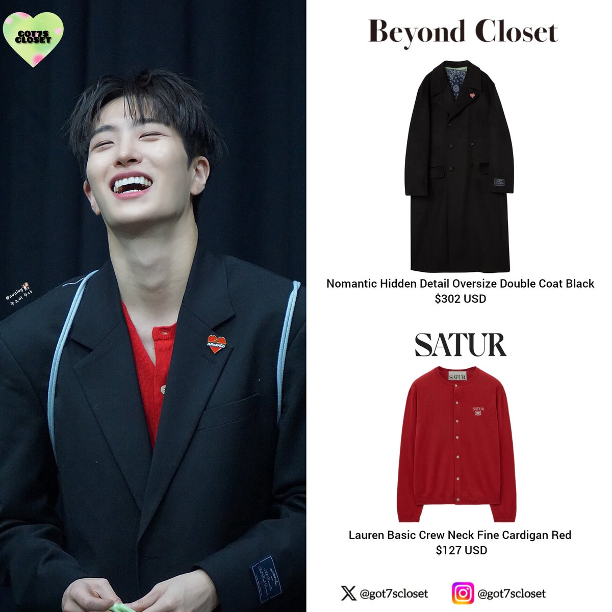 GOT7's fashion ❄️ (@got7scloset) / Posts / X