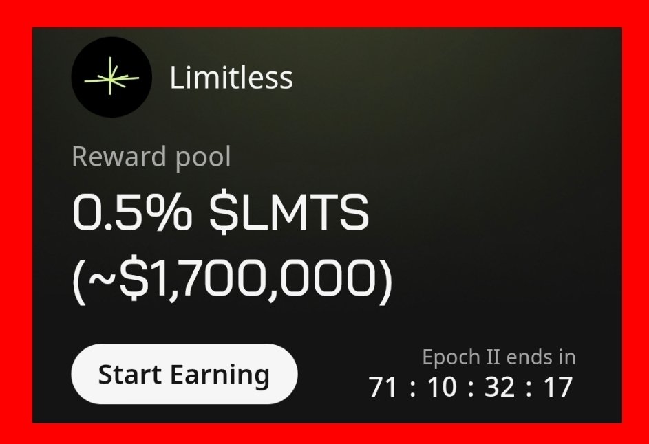 GemsScope's tweet image. Over $6M $LMTS airdrop is coming by @trylimitless in around 2 months

We have a lot of time to get positioned for it

Trade on limitless prediction market to earn S2 points

Create content and reply to earn mindshare

Do these 2 steps every day and get 5 figs airdrop in 2 months