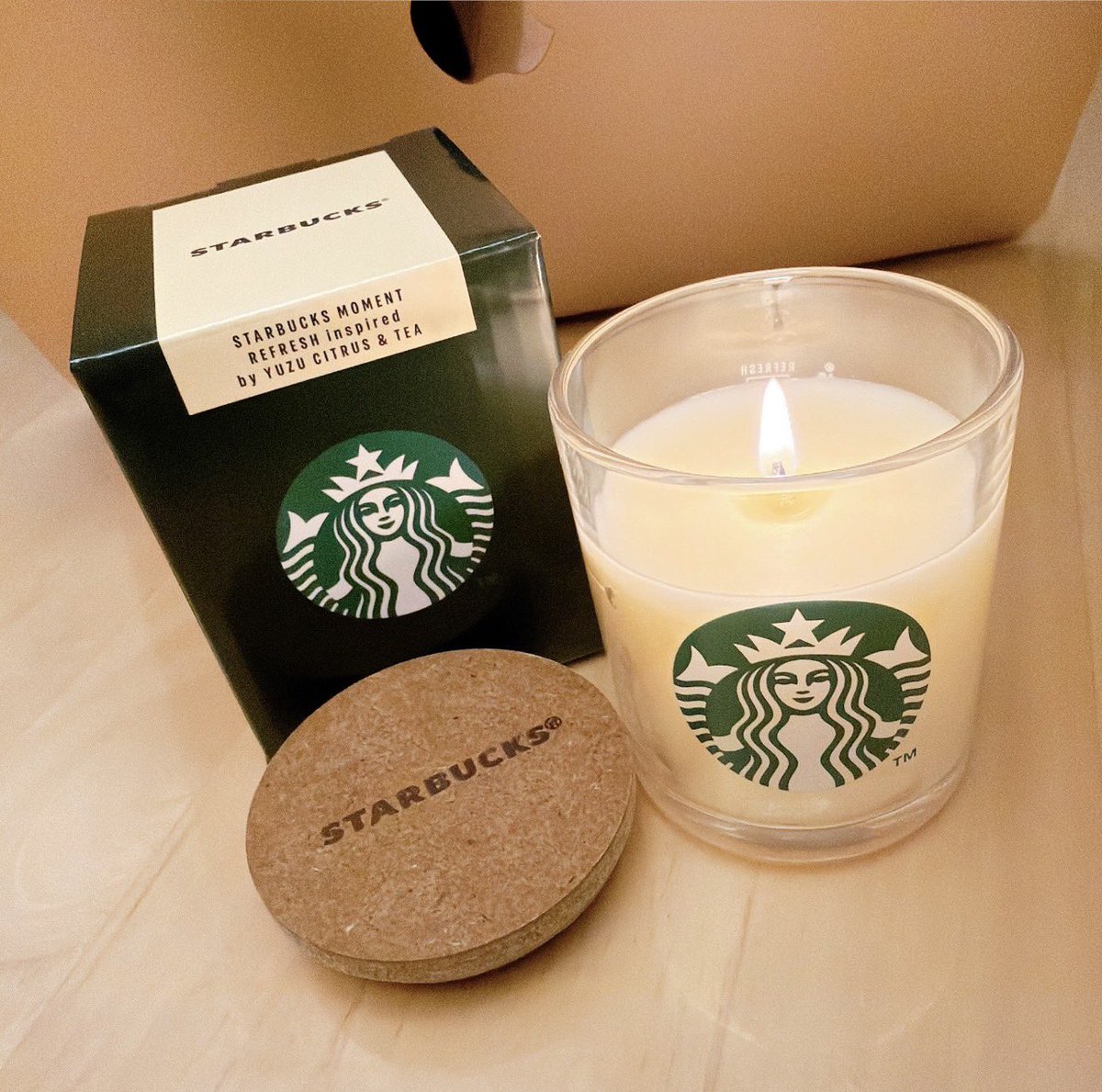 スターバックス キャンドル ゆずシトラス＆ティー