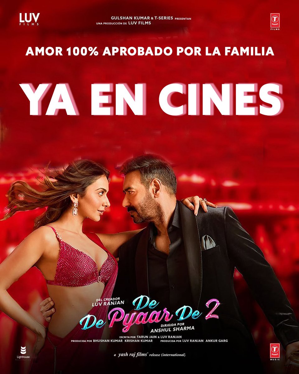 tgl_films's tweet photo. Risas x2, fiesta x2..¡todo x2! Ya en cines #DeDePyaarDe2 subtitulada en español❤️🔥

🎟️ Hazte ya con tus entradas: https://t.co/8vSFopEOk9

#PyaarVsParivaar https://t.co/kcpX1bpGJS