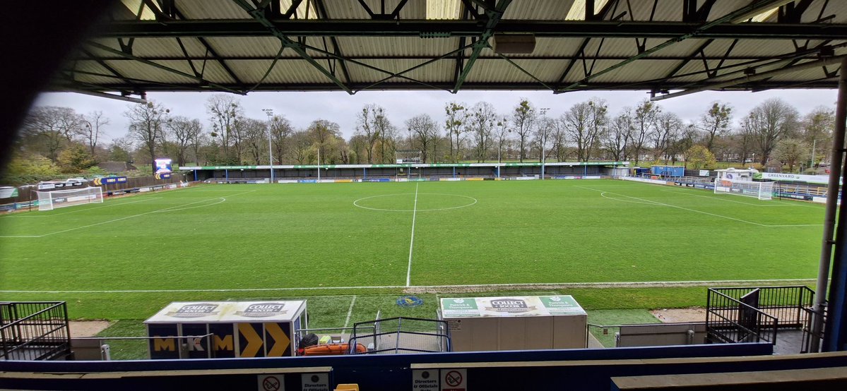 The Walks looking remarkably good considering the amount of rain chucked on it, although I'm sure it will be a different picture come 5 o'clock. Congrats to all grounds people around the County who have managed to get games on, sterling work.