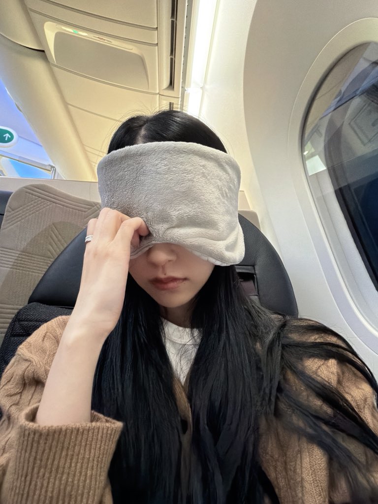 collecting good luck points even on the plane