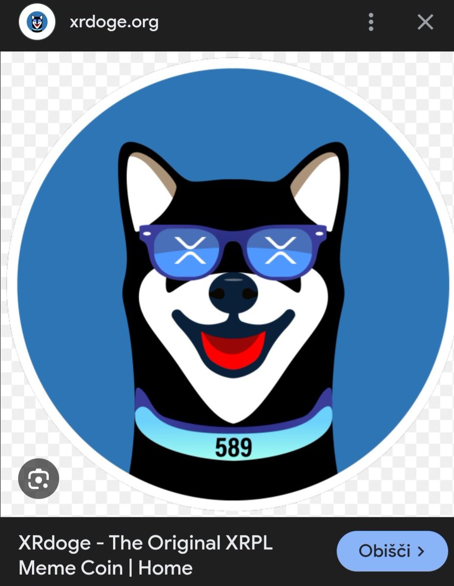 <a href="/TheBTCTherapist/">The ₿itcoin Therapist</a> XRdoge, very early stage of him, real OG of XRPL, fast like xrp, with very low fees, already have NFT, dynamic NFT and game. In the future have high potencial for utility..do your own research and you will see, that is very very good and wise dog=XRdoge